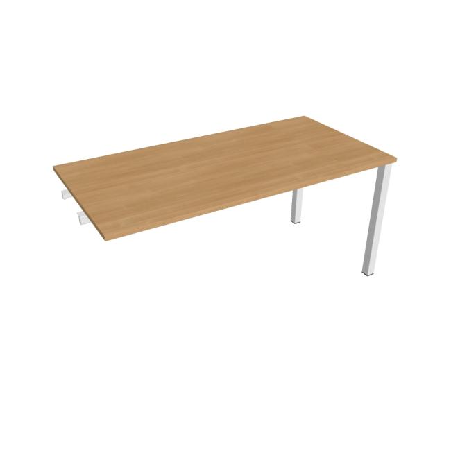 [ON162943] Besprechungstisch Uni für Längsverkettung, 160 x 75,5 x 80 cm, Eiche/Weiß