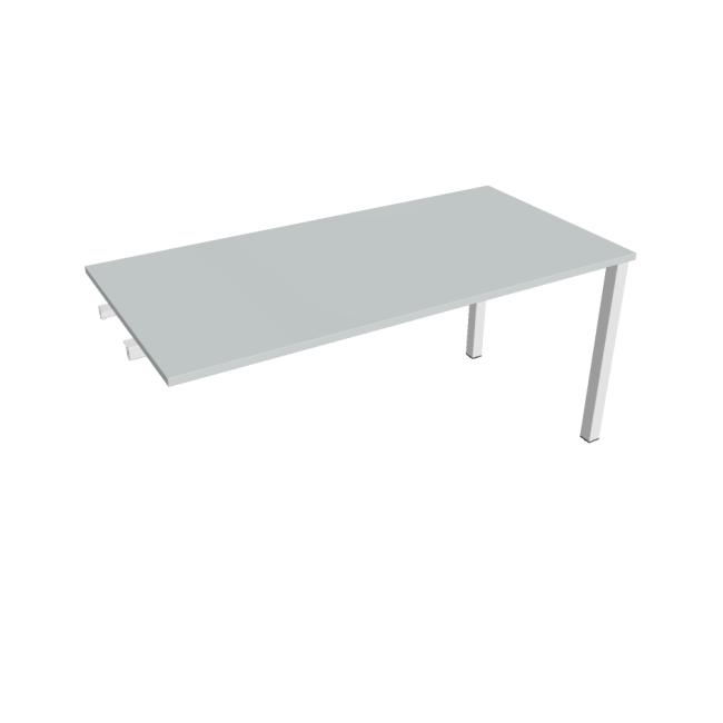 [ON162983] Besprechungstisch Uni, für Längsverkettung, 160x75,5x80 cm, grau/weiß