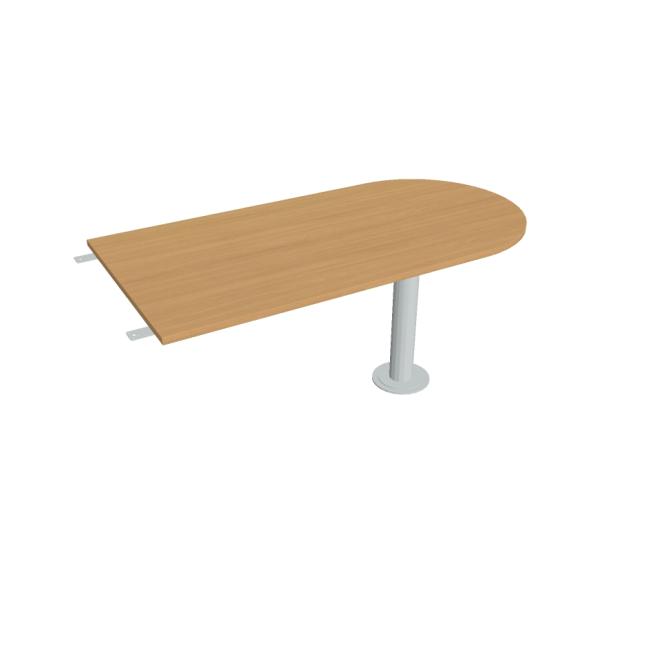 [ON165029] Beistelltisch Cross, 160 x 75,5 x 80 cm, Buche/Metall