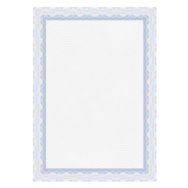 APLI-Zertifizierungspapier A4, blau, 115 g/m², 25 Blatt