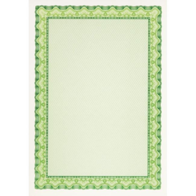 [AG004054] APLI-Zertifizierungspapier A4, grün, 115 g, 25 Blatt