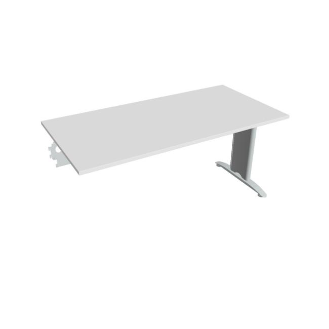 [ON166899] Flex-Konferenztisch, 160 x 75,5 x 80 cm, weiß/metall