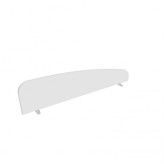 Hobis Tischparavent, rund, 160 cm, weiß