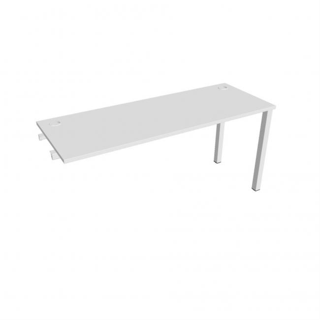 Uni-Werkbank für Längsverkettung, 160 x 75,5 x 60 cm, weiß/weiß