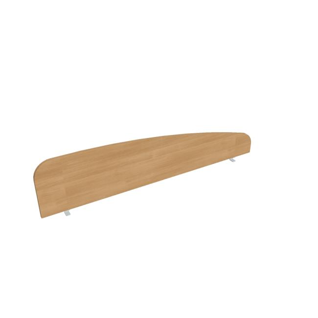 [ON175040] Hobis Tischrand-Sichtschutz, rund, 180 cm, Eiche