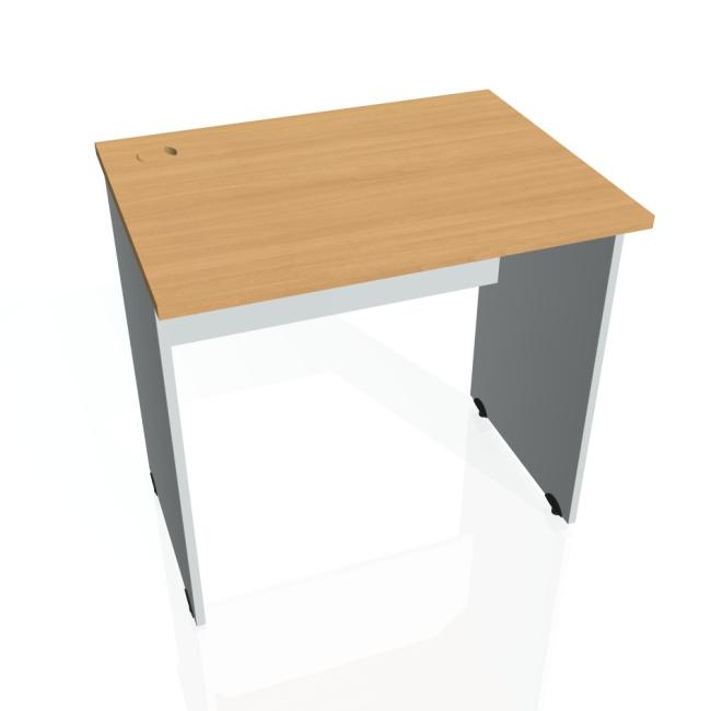 [ON180028] Tor-Schreibtisch, 80x75,5x60 cm, Buche/Grau