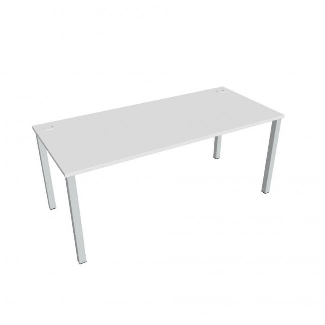 [ON180092] Schreibtisch Uni, 180x75,5x80 cm, weiß/grau