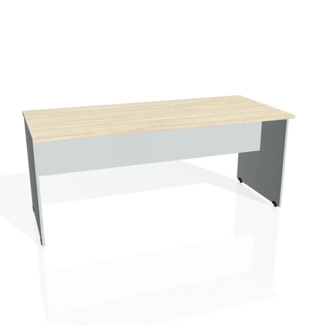 [ON180718] Konferenztisch Gate, 180 x 75,5 x 80 cm, Akazie/Grau