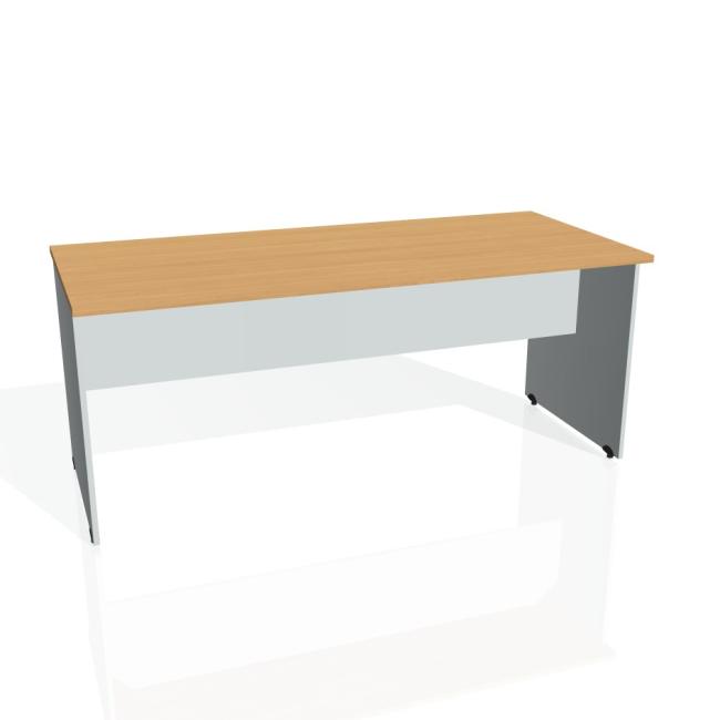 Konferenztisch Gate, 180x75,5x80 cm, Buche/Grau