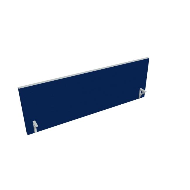 Akustischer Tischrandschirm, 180 cm, blau