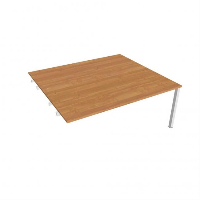 [ON181233] Uni-Arbeitstisch für Längsverkettung, 180 x 75,5 x 160 cm, Erle/Weiß