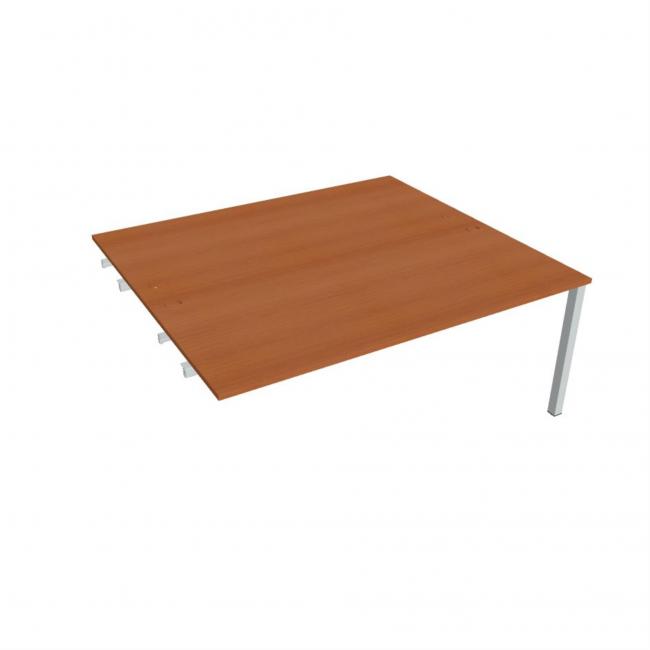 [ON181252] Uni-Arbeitstisch für Längsverkettung, 180x75,5x160 cm, Kirsche/Grau