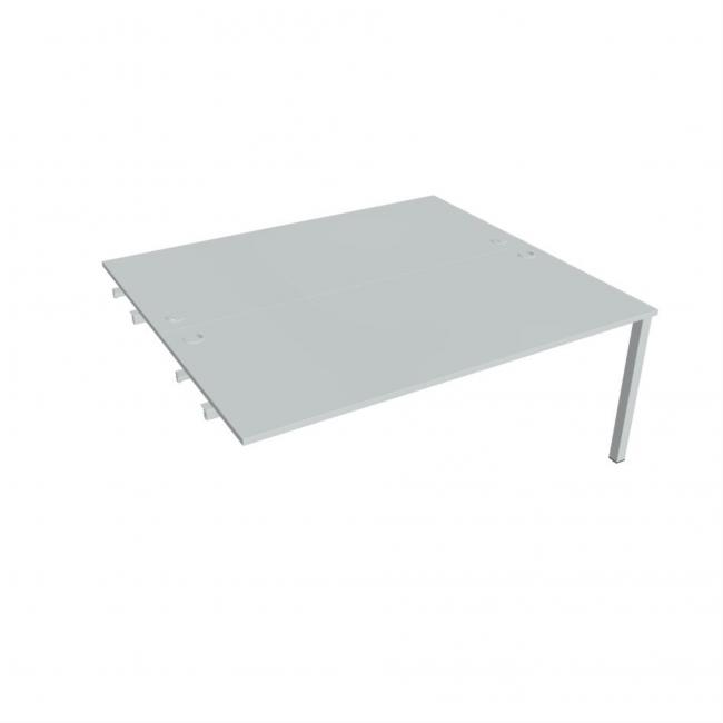 Uni-Werkbank für Längsverkettung, 180x75,5x160 cm, grau/grau