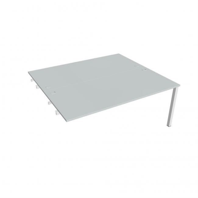 [ON181283] Uni-Werkbank für Längsverkettung, 180 x 75,5 x 160 cm, grau/weiß