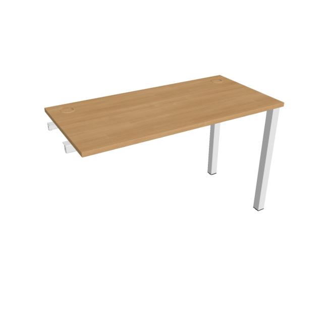 [ON182462] Uni-Arbeitstisch für Längsverkettung, 120x75,5x60 cm, Eiche/Grau