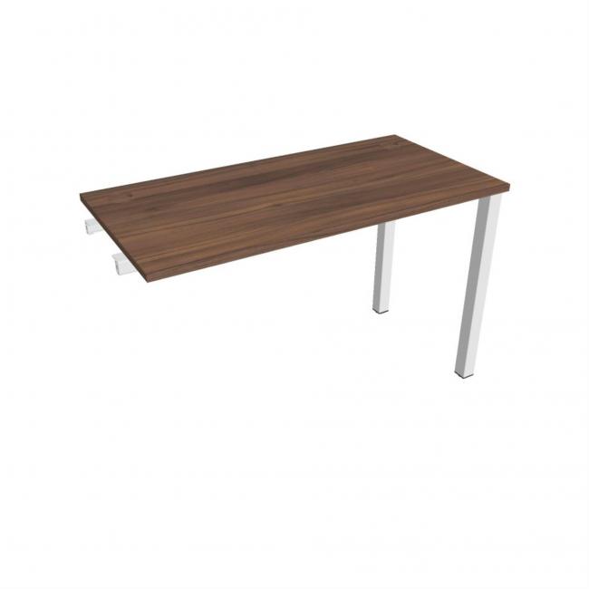 [ON182473] Uni-Werkbank für Längsverkettung, 120 x 75,5 x 60 cm, Nussbaum/Weiß