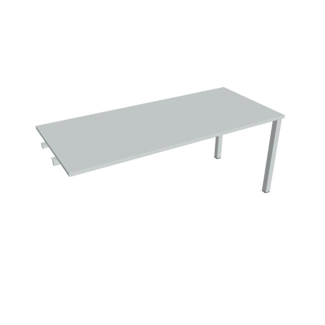 [ON183082] Besprechungstisch Uni, für Längsverkettung, 180x75,5x80 cm, grau/grau