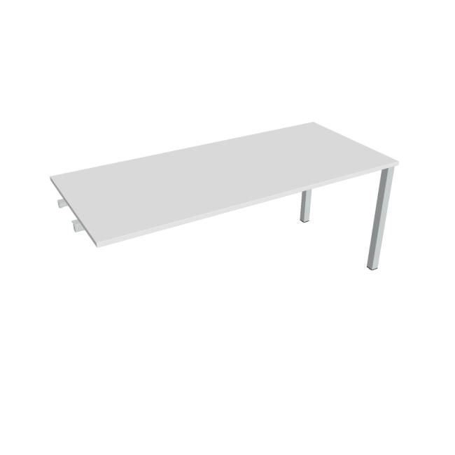 [ON183092] Besprechungstisch Uni, für Längsverkettung, 180x75,5x80 cm, weiß/grau