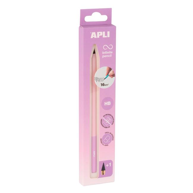 APLI Infinite Pencil – 3-teiliges Set, lila