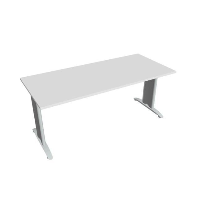 Flex-Konferenztisch, 180 x 75,5 x 80 cm, weiß/metall