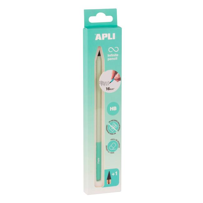 APLI Infinite Bleistift – 3-teiliges Set, grün