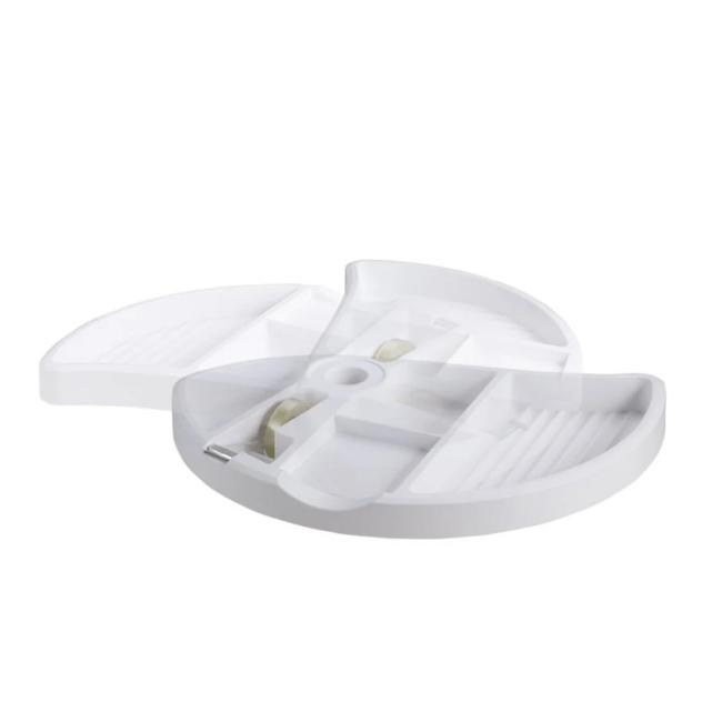 [ON200196] Stiftehalter, drehbar unter der Tischplatte, weiß