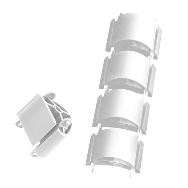 [ON200283] Hobis Kabelorganisator-Verlängerung, 7 × 40 cm, weiß