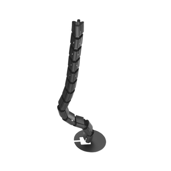 Hobis Kabelorganizer, 16 x 88 cm, schwarz