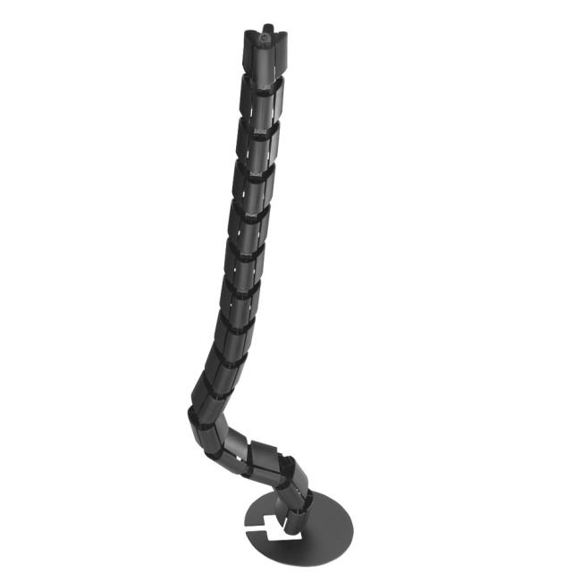 [ON200285] Hobis Kabelorganizer, 16 x 128 cm, schwarz