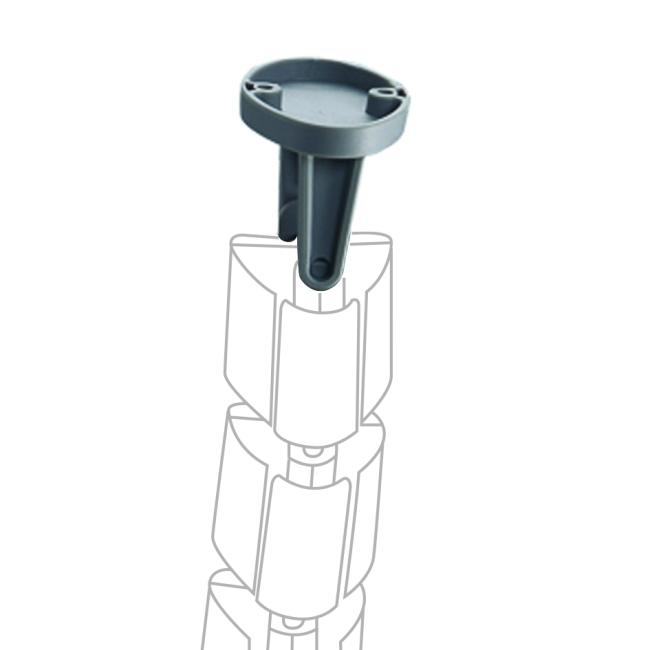 [ON200294] Unterbau-Kabelorganizer 7x5x5 cm, grau