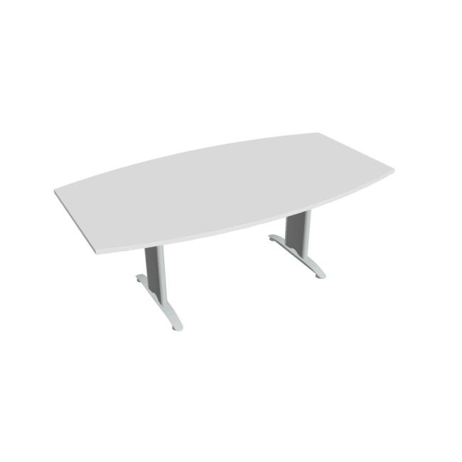 [ON207299] Flex-Konferenztisch, 200 x 75,5 x 110 cm, weiß/metall