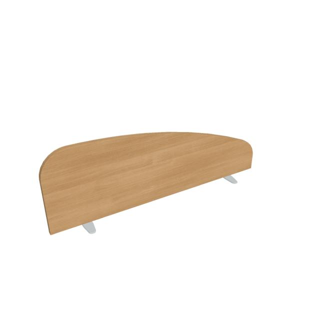 [ON211540] Hobis Tischparavent, rund, 120 cm, Eiche