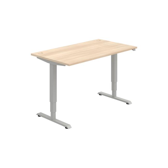 [ON213115] Schreibtisch RUN, ZO, 3S, 140x64,5-130,5x80 cm, Akazie/Grau