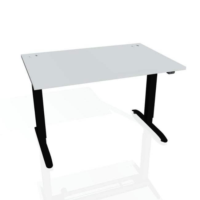 [ON216082] Schreibtisch Motion, ZO, 2S, 160x70,5-120,5x80 cm, grau/schwarz