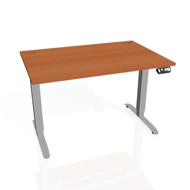 [ON216153] Desk Motion, PO, 2S, 160x70,5-120,5x80 cm, Kirsche/Grau
