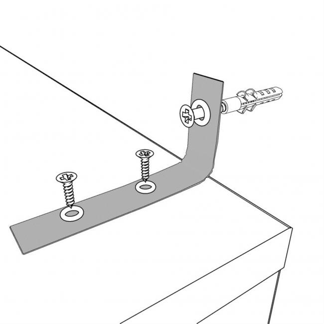 [ON224000] Verankerungset für Schränke
