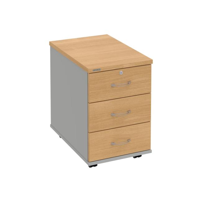 Hobis-Behälter, 40x60x60 cm, Eiche/Grau