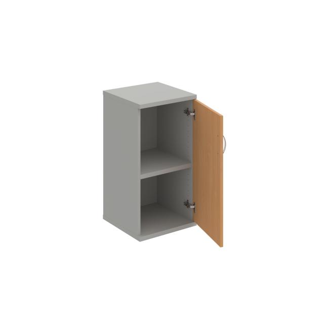 [ON241128] Stabiles P-Regalsystem, 40 x 76,8 x 40 cm, Buche/Grau