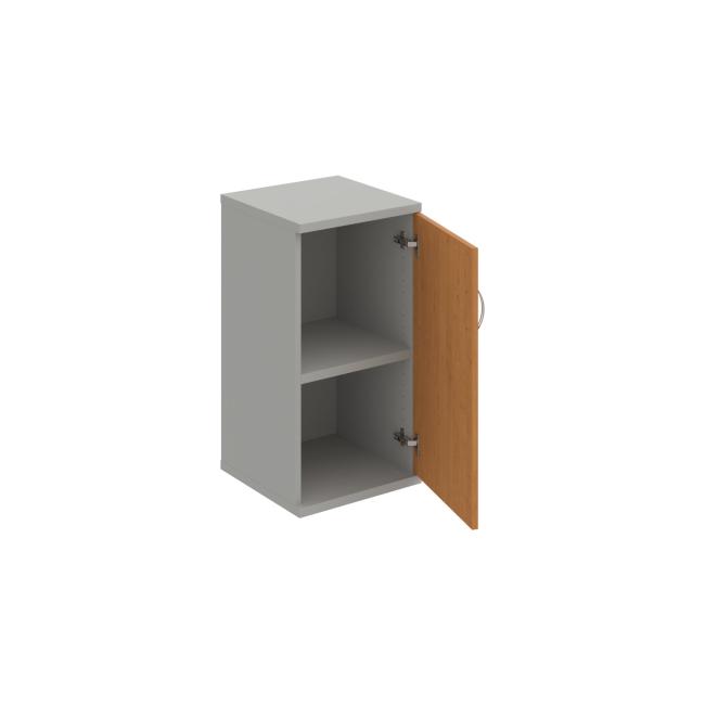 Stabiles P-Regal, 40 x 76,8 x 40 cm, Erle/Grau