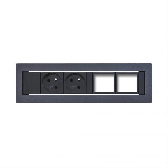 [ON251740] Konfigurierbares Festpaneel KPP 4, schwarz