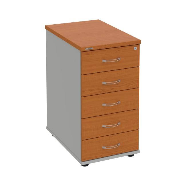 [ON256158] Hobis-Behälter, 40 x 75,5 x 60 cm, Kirsche/Grau