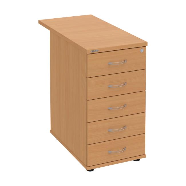 Hobis-Behälter, 40x75,5x80 cm, Buche/Buche