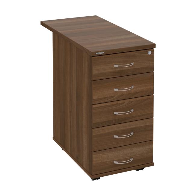 Hobis-Behälter, 40x75,5x80 cm, Walnuss/Walnuss