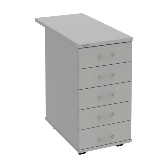 Hobis-Behälter, 40x75,5x80 cm, grau/grau