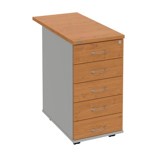 Hobis-Container, 40x75,5x80 cm, Erle/Grau