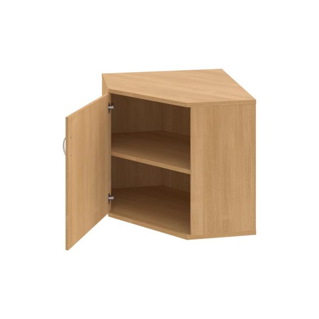 Regalschrank L Strong, 80x76,8x40 cm, Eiche/Eiche