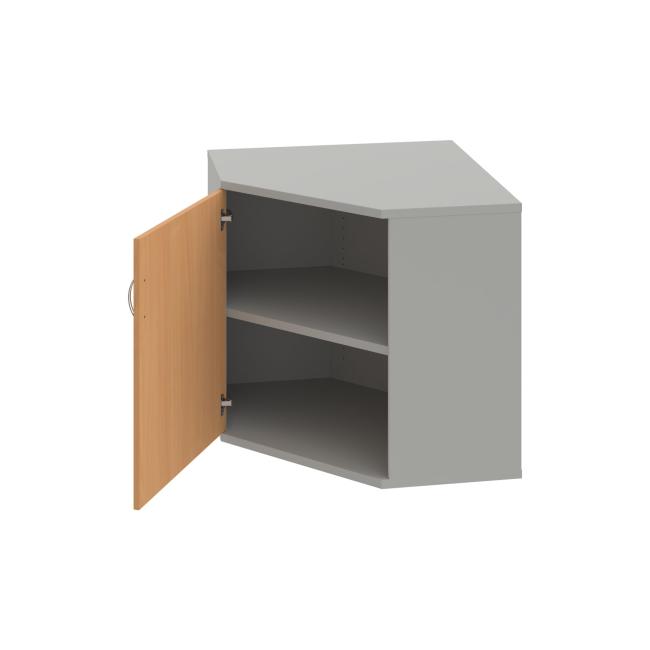 Regaleinheit Strong L, 80x76,8x40 cm, Buche/Grau