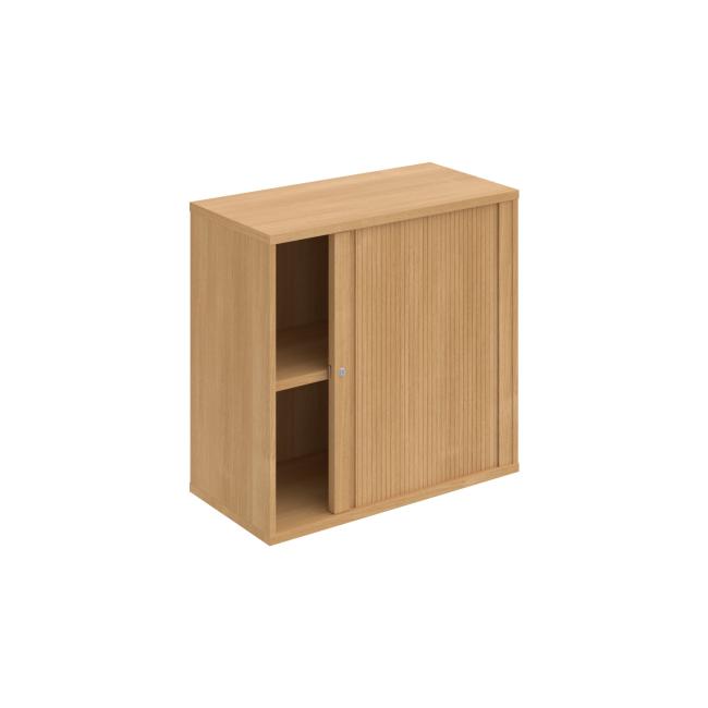 Stabiler Regalschrank, 80 x 76,8 x 40 cm, Eiche/Eiche