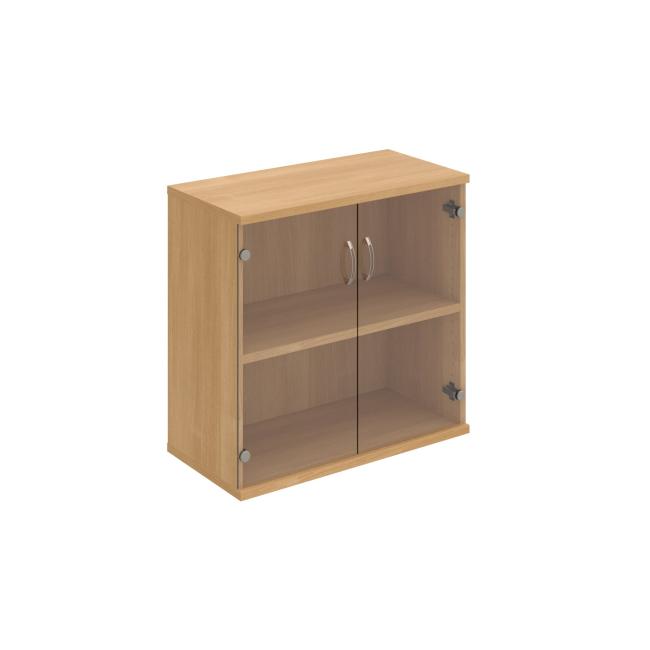 Stabiler Regalschrank, 80 x 76,8 x 40 cm, Eiche