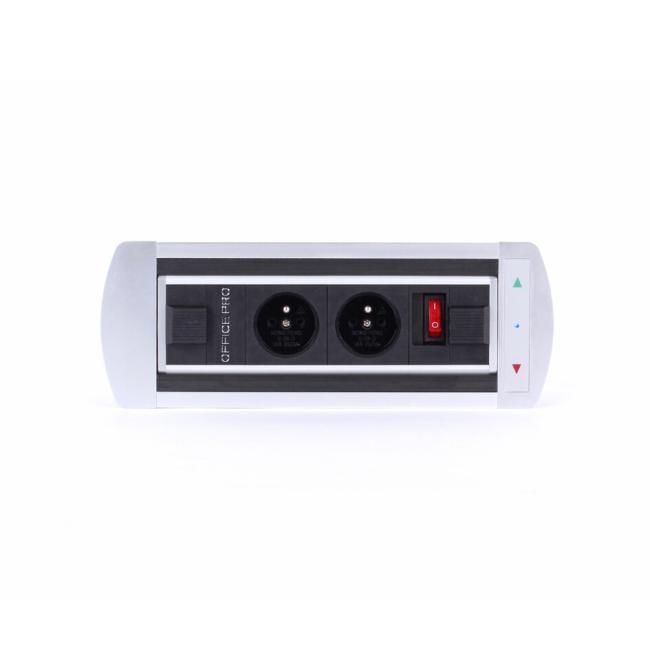 Elektrisches Drehpanel Vault 011, silber